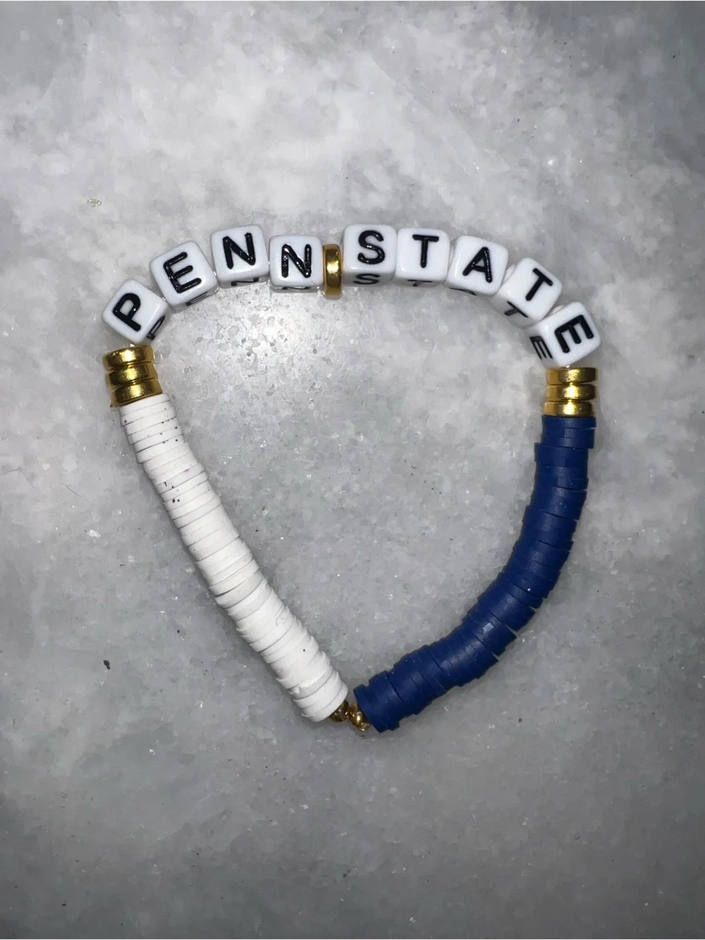 Penn State Beaded Bracelet . One for you and share with others. Blue & White